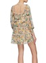 Back View - Click To Enlarge - ALICE & OLIVIA - Marcie' Ruffle Tiered Tunic Dress