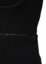  - HELMUT LANG - Branded Piping Wool Bustier
