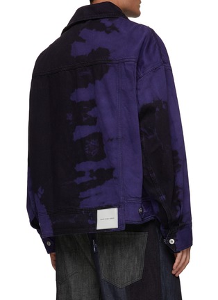 Back View - Click To Enlarge - FENG CHEN WANG - Duo-tonal Hand Dyed Denim Jacket