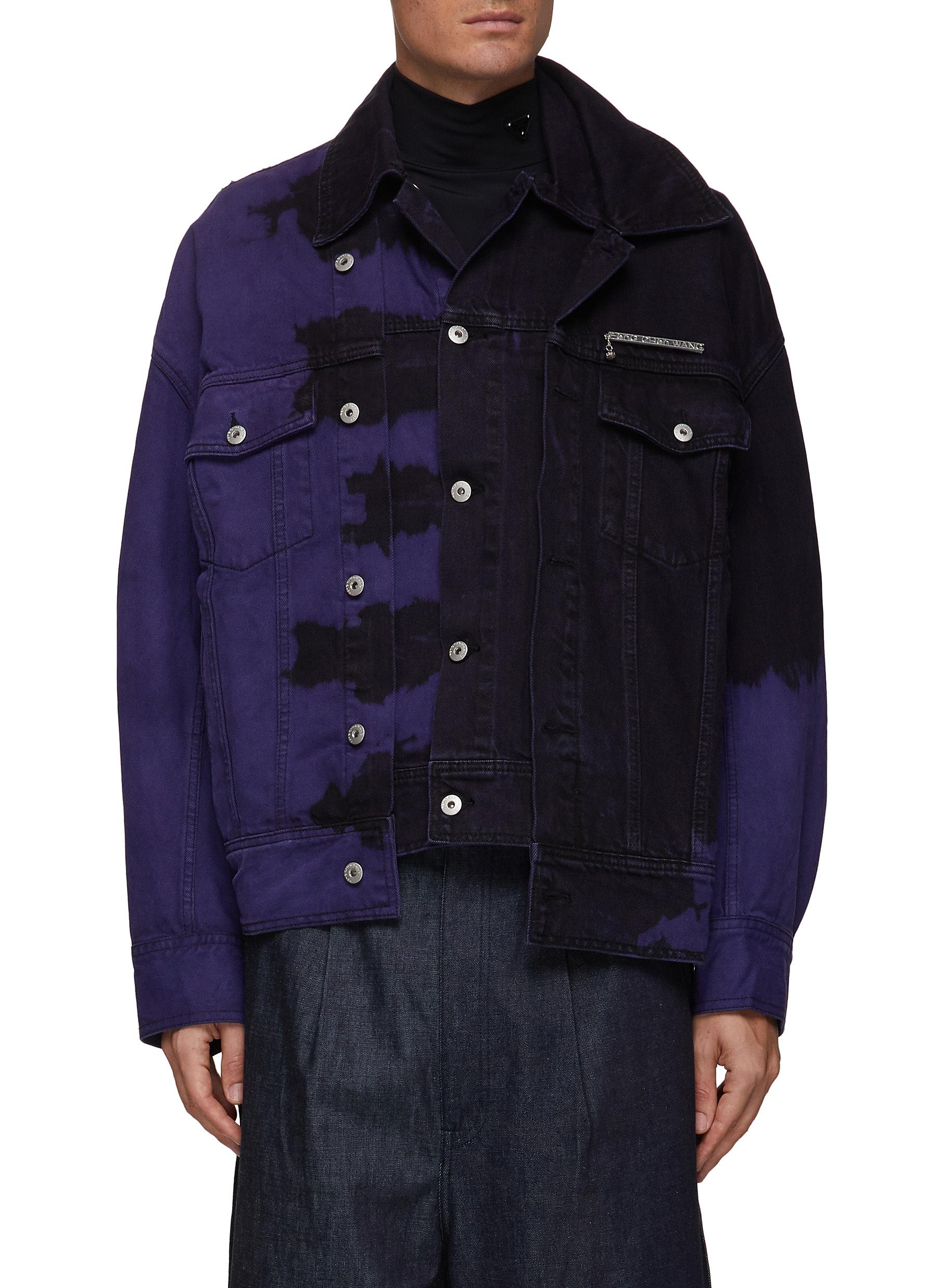 FENG CHEN WANG Duo-tonal Hand Dyed Denim Jacket | Smart Closet