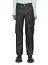 Main View - Click To Enlarge - FENG CHEN WANG - Convertible Deconstructed Denim Jeans