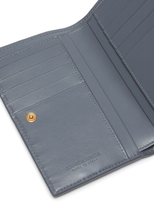 Detail View - Click To Enlarge - BOTTEGA VENETA - 'The Cassette' intreccio nappa leather bifold wallet