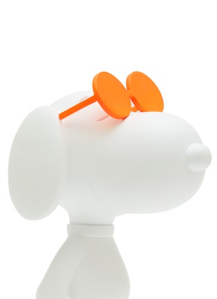 Detail View - Click To Enlarge - LEBLON DELIENNE - Snoopy Sun Sculpture — Matt White / Matt Neon Orange / Glossy Black