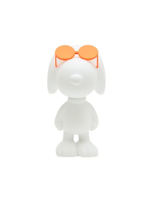Main View - Click To Enlarge - LEBLON DELIENNE - Snoopy Sun Sculpture — Matt White / Matt Neon Orange / Glossy Black
