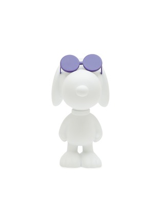 Main View - Click To Enlarge - LEBLON DELIENNE - Snoopy Sun Sculpture — Matt White / Glossy Purple / Glossy Black