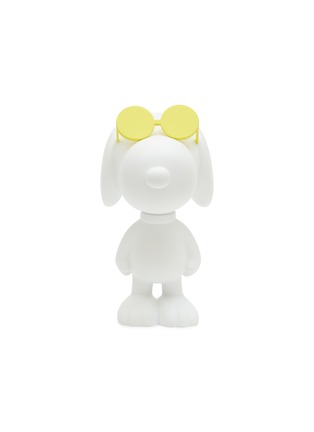 Main View - Click To Enlarge - LEBLON DELIENNE - Snoopy Sun Sculpture — Matt White / Matt Neon Yellow / Glossy Black