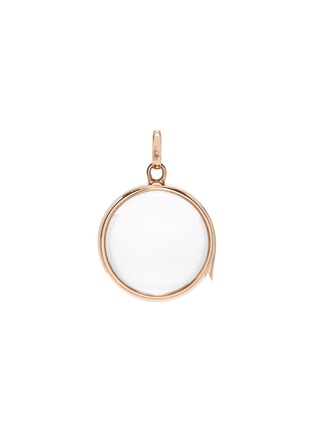 Main View - Click To Enlarge - LOQUET LONDON - 14k Rose Gold Round Locket