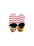 Main View - Click To Enlarge - MERIPPA - Reversible Striped Cotton Linen Slippers – Medium