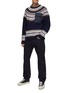 Figure View - Click To Enlarge - COMME DES GARÇONS HOMME - NORDIC PATTERN WOOL SWEATER