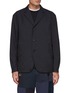 Main View - Click To Enlarge - COMME DES GARÇONS HOMME - Reversible Colourblocking Flap Pocket Single Breasted Blazer