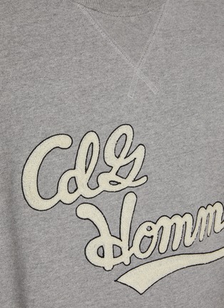  - COMME DES GARÇONS HOMME - Logo Appliqued Cotton Sweatshirt