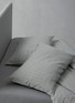 Detail View - Click To Enlarge - SOCIETY LIMONTA - Chevron Jacquard Double Layered Cotton Pillow Case Set – Balena
