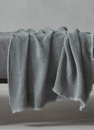 Detail View - Click To Enlarge - SOCIETY LIMONTA - Nid Waffle Weave Wool Throw – Balena