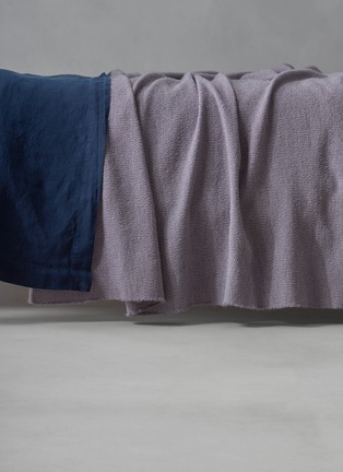 Detail View - Click To Enlarge - SOCIETY LIMONTA - Linea King Size Blanket – Violetta