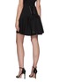 Back View - Click To Enlarge - ALEXANDER MCQUEEN - Above Knee Lacing Kickback Mini Skirt