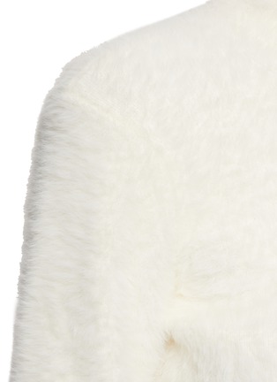  - T BY ALEXANDER WANG - FAUX FUR CREWNECK PULLOVER