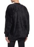 Back View - Click To Enlarge - T BY ALEXANDER WANG - FAUX FUR QUILTED LINING V NECK CARDIGAN