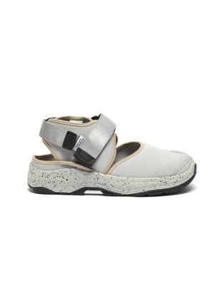 Main View - Click To Enlarge - SUICOKE - Unbita Split Toe Tabi Chunky Sandals w/ Speckle Sole and Ankle Strap