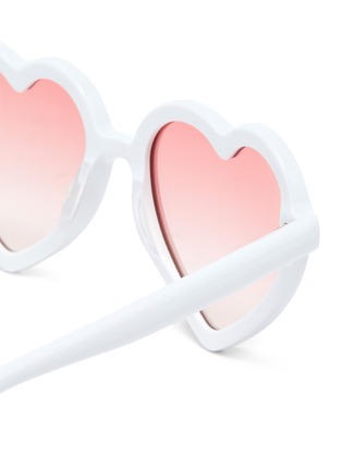 Detail View - Click To Enlarge - SONS + DAUGHTERS - Lola' Acetate Heart Frame Kids Sunglasses