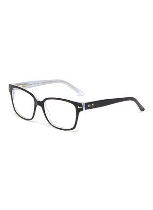 Main View - Click To Enlarge - SONS + DAUGHTERS - Spiff' Acetate Square Frame Kids Optical Glasses