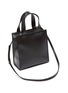 Detail View - Click To Enlarge - PRADA - Front Zipped Pouch Leather Tote