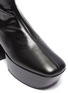 Detail View - Click To Enlarge - PRADA - Logo Print Stretch Leather Platform Boots