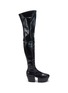 Main View - Click To Enlarge - PRADA - STIVALETTI OVER THE KNEE ECO NAPPA STRETCH LEATHER BOOTS