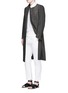 Figure View - Click To Enlarge - DRIES VAN NOTEN - 'Rennie' crystal embellished Glen plaid coat
