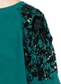 Detail View - Click To Enlarge - DRIES VAN NOTEN - Sequin embellished raglan sleeve sweat top