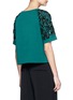 Back View - Click To Enlarge - DRIES VAN NOTEN - Sequin embellished raglan sleeve sweat top