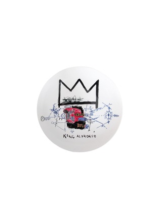 Main View - Click To Enlarge - LIGNE BLANCHE - Jean-Michel Basquiat 'King Alphonso' Porcelain Plate