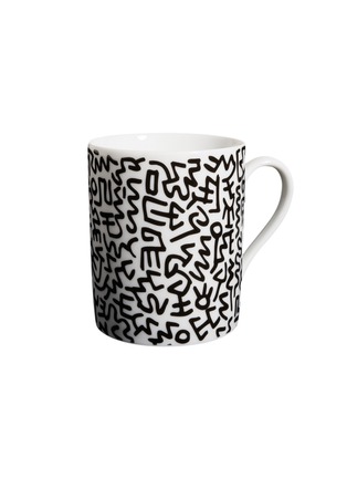 Main View - Click To Enlarge - LIGNE BLANCHE - Keith Haring 'Black Pattern' Porcelain Mug