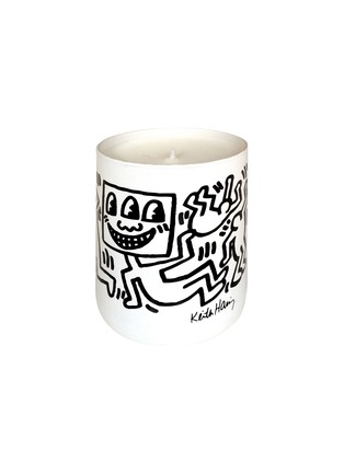 Main View - Click To Enlarge - LIGNE BLANCHE - Keith Haring 'Black Men Drawings' Perfumed Candle