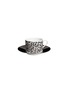 LIGNE BLANCHE - Keith Haring 'Black Pattern' Porcelain Teacup Set