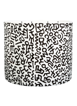 Main View - Click To Enlarge - LIGNE BLANCHE - Keith Haring 'Black Pattern' Perfumed Candle