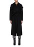 Main View - Click To Enlarge - MACKAGE - Mai' Double Face Wool Belted Waterfall Collar Coat