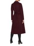 Back View - Click To Enlarge - MACKAGE - Mai' Double Face Wool Belted Waterfall Collar Coat