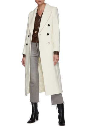 Figure View - Click To Enlarge - MACKAGE - Yvonne' Double-Breasted Wool Blend Coat
