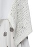  - SACAI - Embroidered Message Lace Back Shirt
