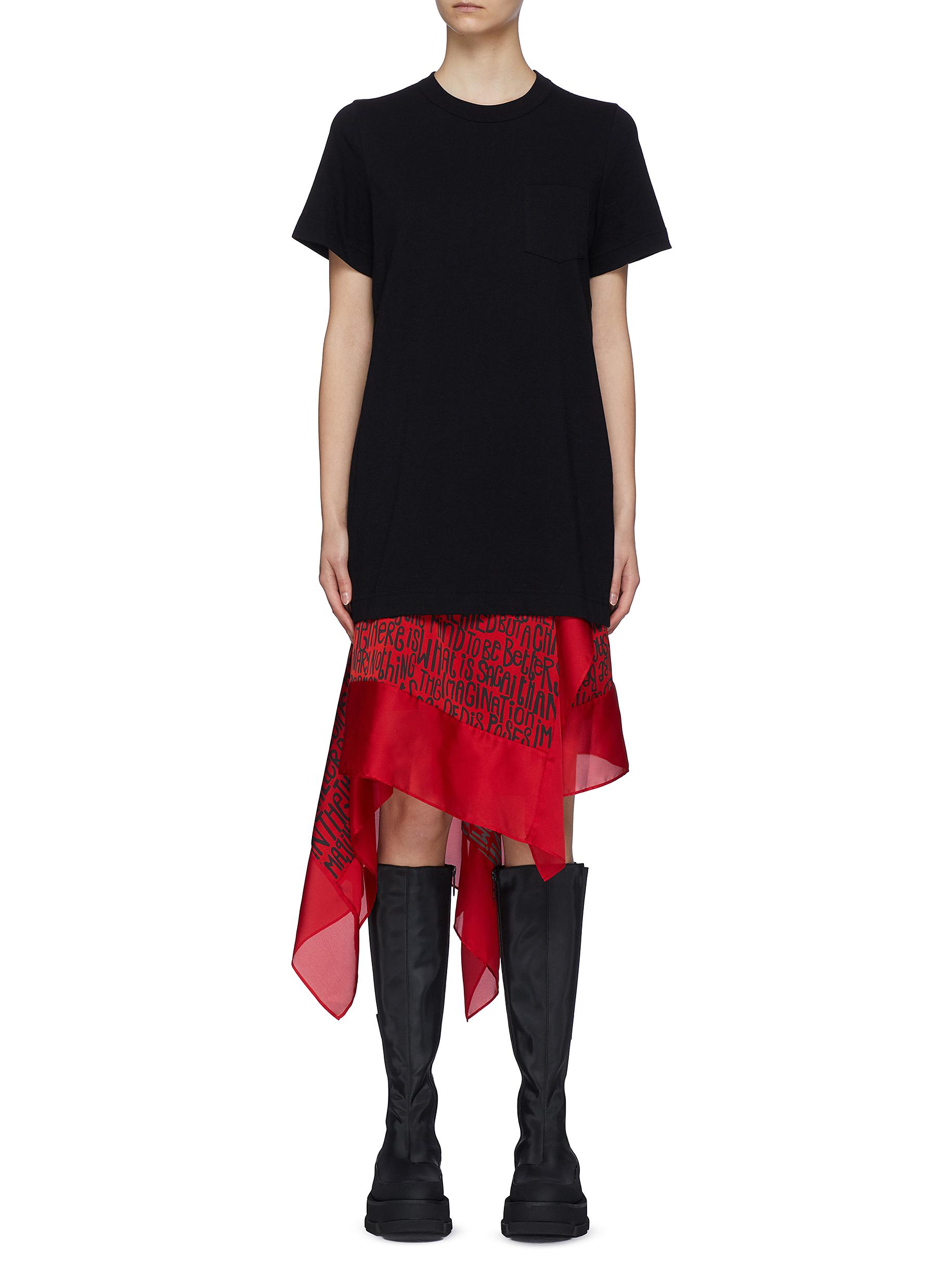 layered t shirt dress