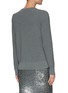Back View - Click To Enlarge - AKRIS - Metallic Cashmere Crewneck Sweater