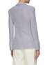 Back View - Click To Enlarge - AKRIS - Fitted Single Breasted Weave Blazer