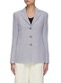 Main View - Click To Enlarge - AKRIS - Fitted Single Breasted Weave Blazer