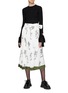 Figure View - Click To Enlarge - 3.1 PHILLIP LIM - Hunting Print Pleated Skirt