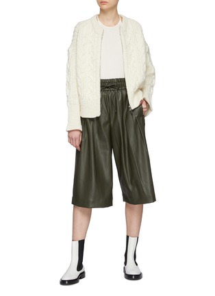 Figure View - Click To Enlarge - 3.1 PHILLIP LIM - Vegan Leather Culottes