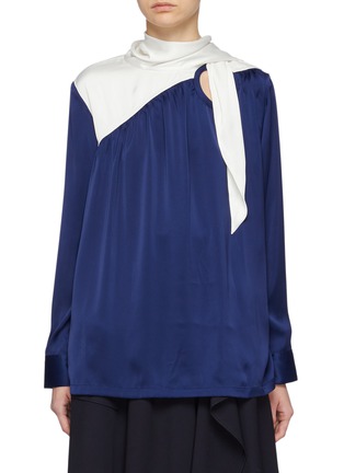 Main View - Click To Enlarge - 3.1 PHILLIP LIM - Scarf Neck Blouse