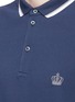 Detail View - Click To Enlarge - - - Crown embroidery polo shirt