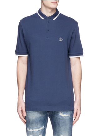 Main View - Click To Enlarge - - - Crown embroidery polo shirt