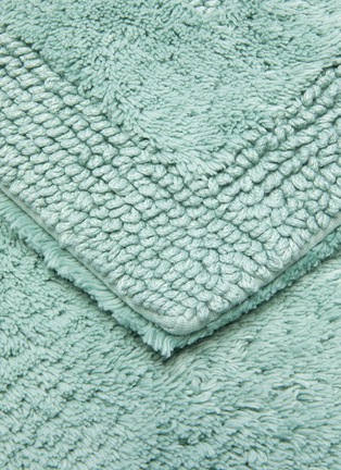 Detail View - Click To Enlarge - ABYSS - Super Pile Small Reversible Bath Mat – Aqua