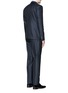 Back View - Click To Enlarge - - - Diamond jacquard wool-silk three piece tuxedo suit